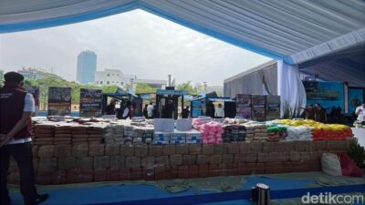 Polri Hancurkan 214 Ton Barang Bukti Narkoba, Ini Buktinya