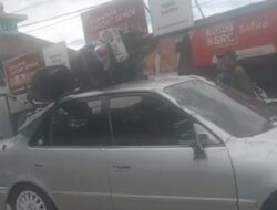 Tabrakan Maut di Cilegon: Motor Nyangkut di Atap Mobil, Satu Tewas