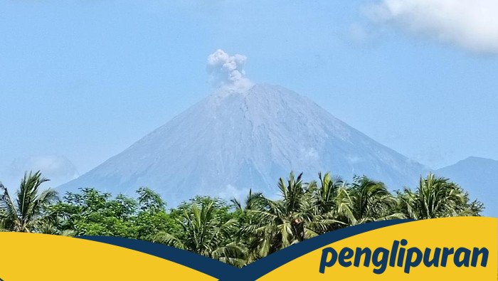 Gunung Semeru Erupsi Pagi Ini, Warga Aliran Sungai Diimbau Waspada - Update 1