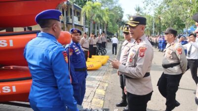 Polres Kepulauan Seribu Apel Siaga Bencana, Kesiapan Menghadapi Banjir Siap Diuji