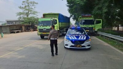 Dishub Banten Tinjau Truk Tambang, Posko Baru Tangkal Jam Operasional
