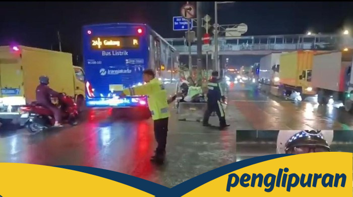 Jelang Tengah Malam, Macet Parah di Cengkareng Imbas Truk Amblas di Kosambi