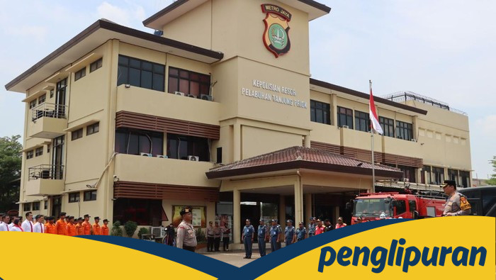 **Polres Tanjung Priok Siagakan Tim Penanggulangan Bencana dengan Apel Bersama**