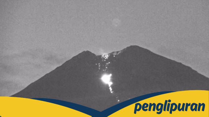 Semeru Muntahkan Lava Pijar Sejauh 2,5 Km Pagi Ini, Ancaman Baru bagi Warga sekitar!