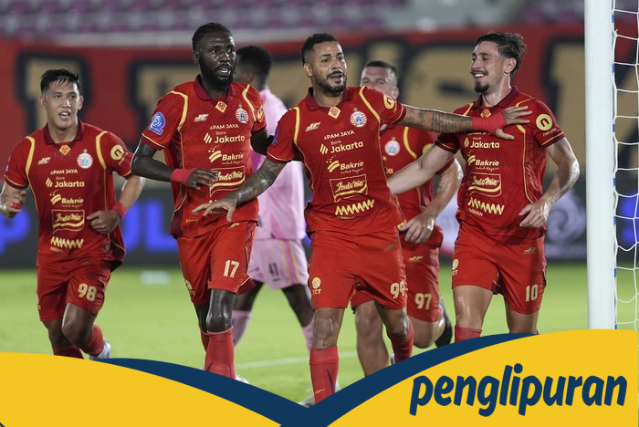 Persija Jakarta Menghancurkan PSBS Biak, Naik ke Peringkat Kedua, dan Dukung Reaksi Puas Mauricio Souza