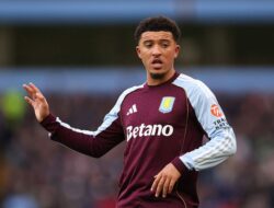 Jadon Sancho Belum Baik-Baik Saja di Aston Villa, Manchester United Berharap Peningkatan Performa