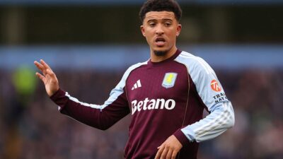 Jadon Sancho Belum Baik-Baik Saja di Aston Villa, Manchester United Berharap Peningkatan Performa