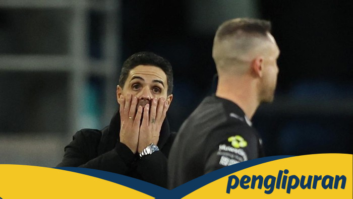 **Arteta: Arsenal Bermain Gemilang di Babak Pertama, Namun Lesu di Kedua**