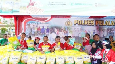 Gerakan Pangan dan Bazar UMKM Sukses Sambut HUT Pelalawan, 7 Ton Beras Terjual dalam Waktu Singkat