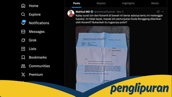 **Surat Izin Keramaian Koramil Arcamanik Ditegur Mantan Menko, Apakah Ini Pelanggaran Tupoksi?**