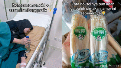 Keracunan Enoki: Kisah Viral Wanita Pekalongan yang Berujung Penanganan Medis