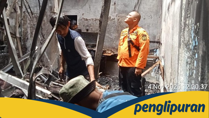 **Kebakaran Mysterius di Rumah Hakim Pengadil Kasus Eks Kadis PUPR Sumut Topan Ginting**