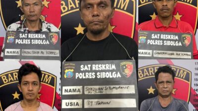 “5 Wajah Kejam Pemuda yang Hancurkan Hidup di Masjid Sibolga: Tampang 5 Penganiaya yang Menewaskan Pemuda”