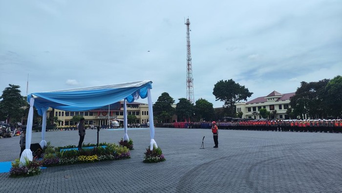 Kapolri Listyo Sigit Prabowo Pimpin Apel Darurat Bencana, 155 Ribu Personel Siap Tanggap