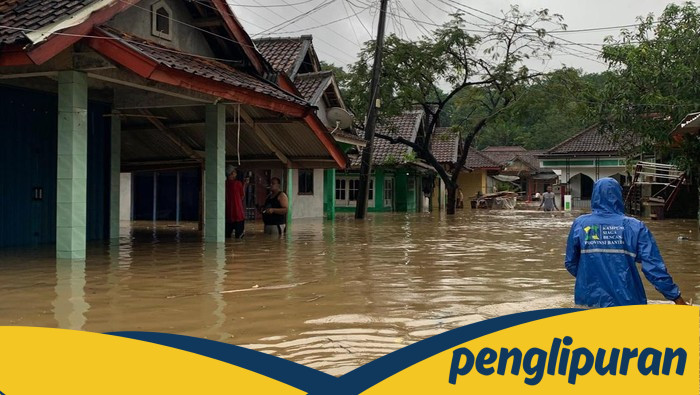 Banjir Menerjang Sejumlah Desa di Pandeglang Usai Hujan Deras