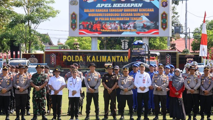 **2.850 Personel Polda Kalteng Bersiap Tangani Bencana, Apel Kesiapsiagaan Dilaksanakan**