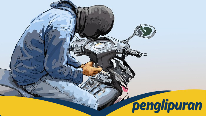 Terekam CCTV, Duo Maling di Beji Depok Gagal Curi Motor Usai Kepergok Warga, Malu Sendiri!