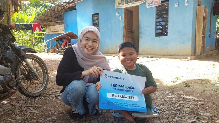 Donasi Sahabat Baik Bantu Kehidupan Rizky Bocah Disabilitas di Gowa - Update 1