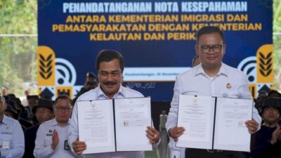 Kemenimipas-KKP Gandeng Mitra, Perkuat Ketahanan Pangan Perikanan di Nusakambangan