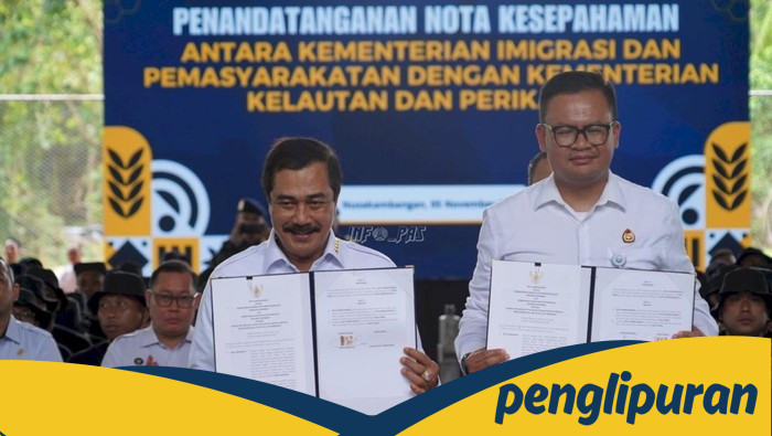 Kemenimipas-KKP Gandeng Mitra, Perkuat Ketahanan Pangan Perikanan di Nusakambangan