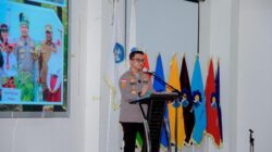 [Kapolres Bengkalis Safari Kampus Ajak Mahasiswa Jaga Hutan Lewat Green Policing]