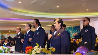 Surya Paloh Bersama Ahmad Sahroni Hadir di Puncak HUT ke-14 NasDem, Menandai Momentum Politik Baru