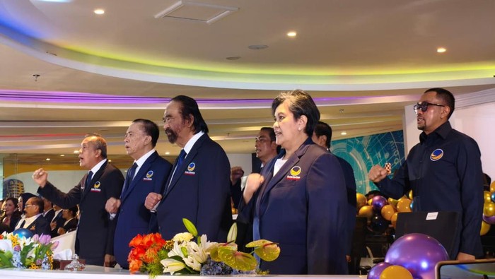Surya Paloh Bersama Ahmad Sahroni Hadir di Puncak HUT ke-14 NasDem, Menandai Momentum Politik Baru