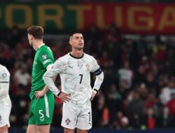 **Irlandia Vs Portugal: Ronaldo Dikartu Merah, Irlandia Menang 2-0 di Kualifikasi Piala Dunia 2026**