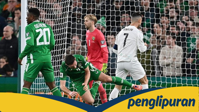 **Ronaldo Terima Kartu Merah dalam Pertemuan Sengit dengan Irlandia**