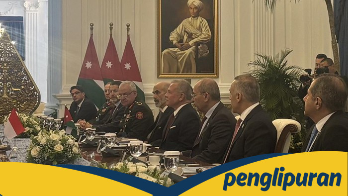 Raja Yordania Kecam Serangan di Sekolah Saat Bertemu Prabowo