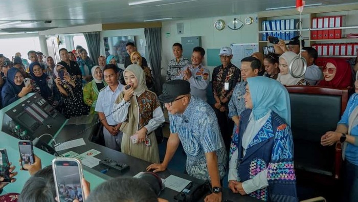 Pemprov Lampung Perkenalkan KMP Dalom 1, Solusi Baru Lintas Bakauheni-Merak