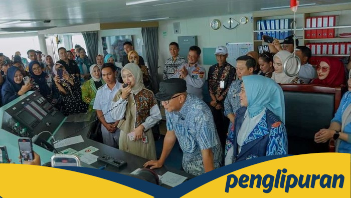 Pemprov Lampung Perkenalkan KMP Dalom 1, Solusi Baru Lintas Bakauheni-Merak