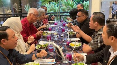 Mantan PM Singapura & Walkot Pekanbaru Gelar Makan Malam, Bicarakan Masa Depan Kota!