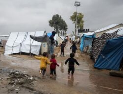 Warga Gaza Menangis, Banjir Rendam Tenda Pengungsian, Bantuan Siap?