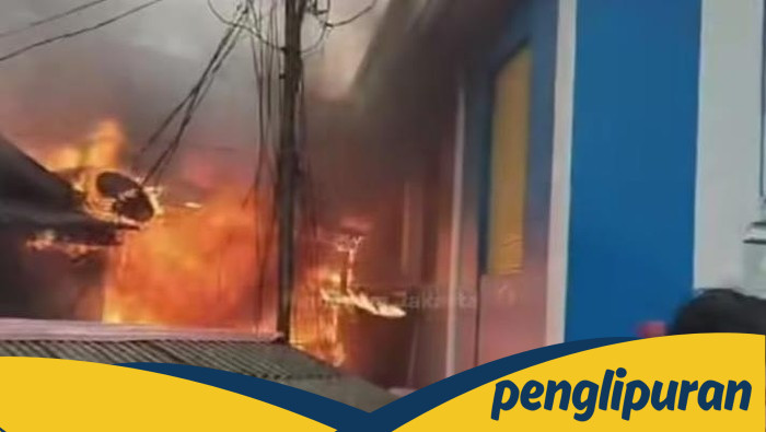 Kebakaran Puluhan Rumah di Jatipulo Jakbar, Diduga Akibat Korsleting Listrik