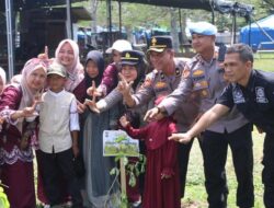 Polres Rohul Tanam Pohon, Setel Contoh Green Policing di MTQ XXV
