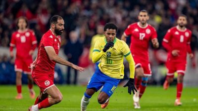 **Brasil Vs Tunisia: Tim Samba Terjegal di Stade Pierre-Mauroy, 1-1**