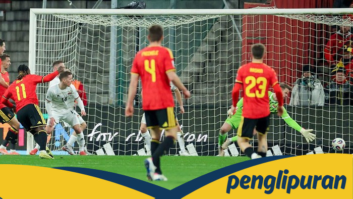 [Belgia 7-0 Liechtenstein:/momenta pesta gol, Setan Merah terbang ke Piala Dunia 2026!]