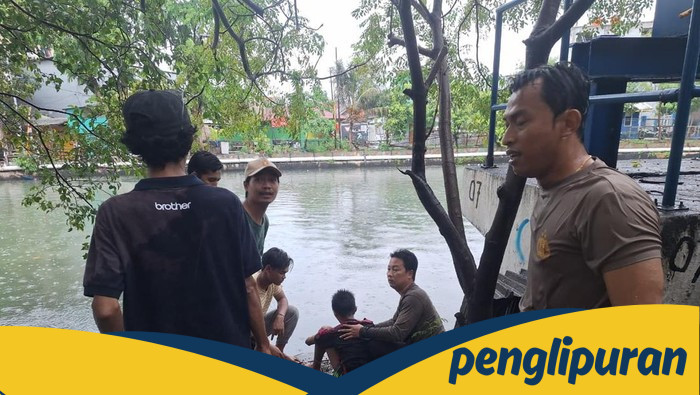 Bhabinkamtibmas Polsek Koja Selamatkan Remaja dari Arus Deras di Kali Sindang