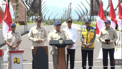 Prabowo Hadirkan Solusi Infrastruktur dengan Resmikan Jembatan Kabanaran di Bantul dan Underpass Gatsu Sumut