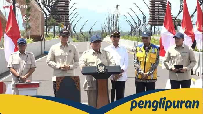 Prabowo Hadirkan Solusi Infrastruktur dengan Resmikan Jembatan Kabanaran di Bantul dan Underpass Gatsu Sumut