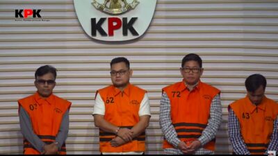 “KPK Tahan 4 Tersangka Korupsi Proyek Dinas PU, Termasuk Waka DPRD OKU: Gerakan Ganas Lawan Korupsi!”
