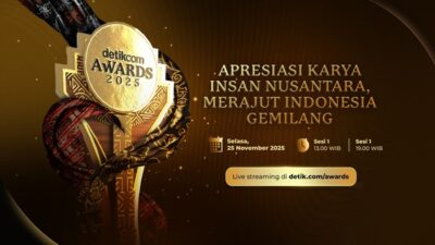 Digelar 25 November, Jangan Lewatkan detikcom Awards 2025! – Update 1