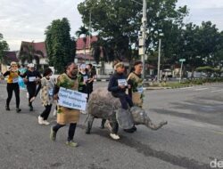 “Gajah” hingga “Shaun The Sheep”: Brimob Run 2025 Polda Riau Berhasil Menarik Perhatian!