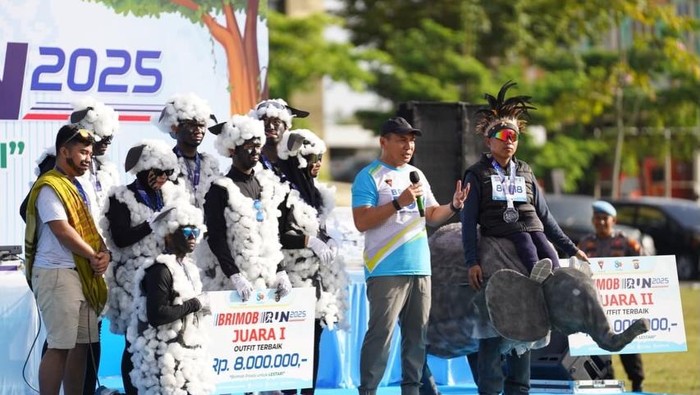 **Pesan Kapolda Riau di Brimob Run 2025: Selamatkan TNTN, Rumah Gajah Sumatera!**