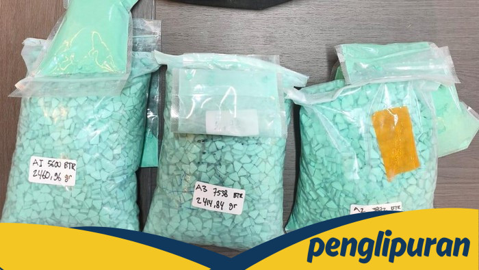 Bareskrim Sita Ekstasi Rp 207 M, Dari Kurir yang Celaka di Tol Lampung