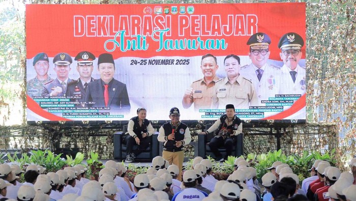 1.000 Pelajar Tangerang Beri Peringatan Anti Tawuran, Wali Kota Respons Dengan Harapan Besar