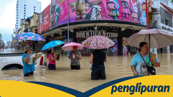 Banjir Memporak-porandakan Thailand, 13 Jiwa Hilang dalam Keadaan Darurat