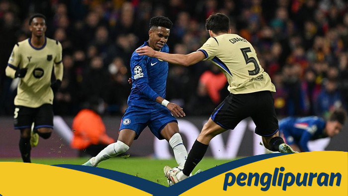 Kartu Merah Barcelona, Chelsea Unggul 1-0 di Babak Pertama Liga Champions