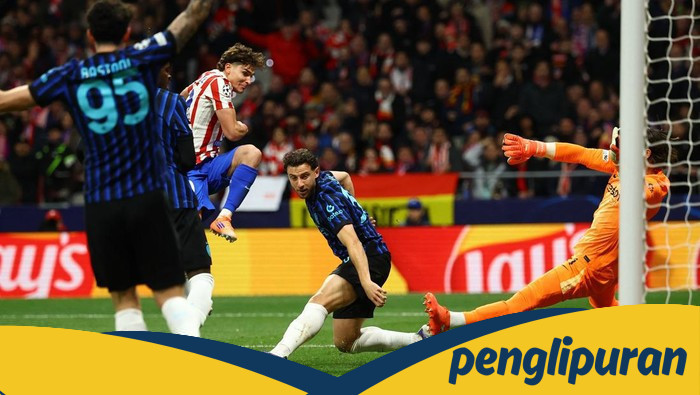 Atletico Vs Inter: Julian Alvarez Bawa Tuan Rumah Unggul di Wanda Metropolitano